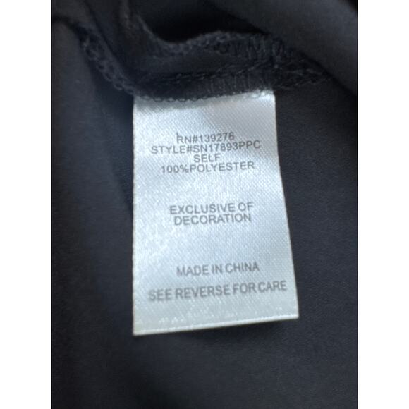 Les Serein Tara Lattice Trim‎ Blouse – Black, XL, StitchFix, NWT - Picture 7 of 7